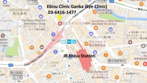 Location of clinic in the map